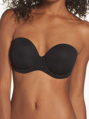 Wacoal Red Carpet Convertible Strapless Bra in Black 34DDD